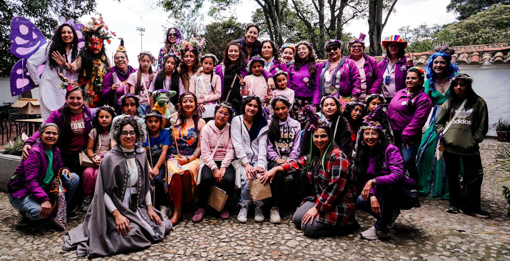 Grupo de teatro de niñas