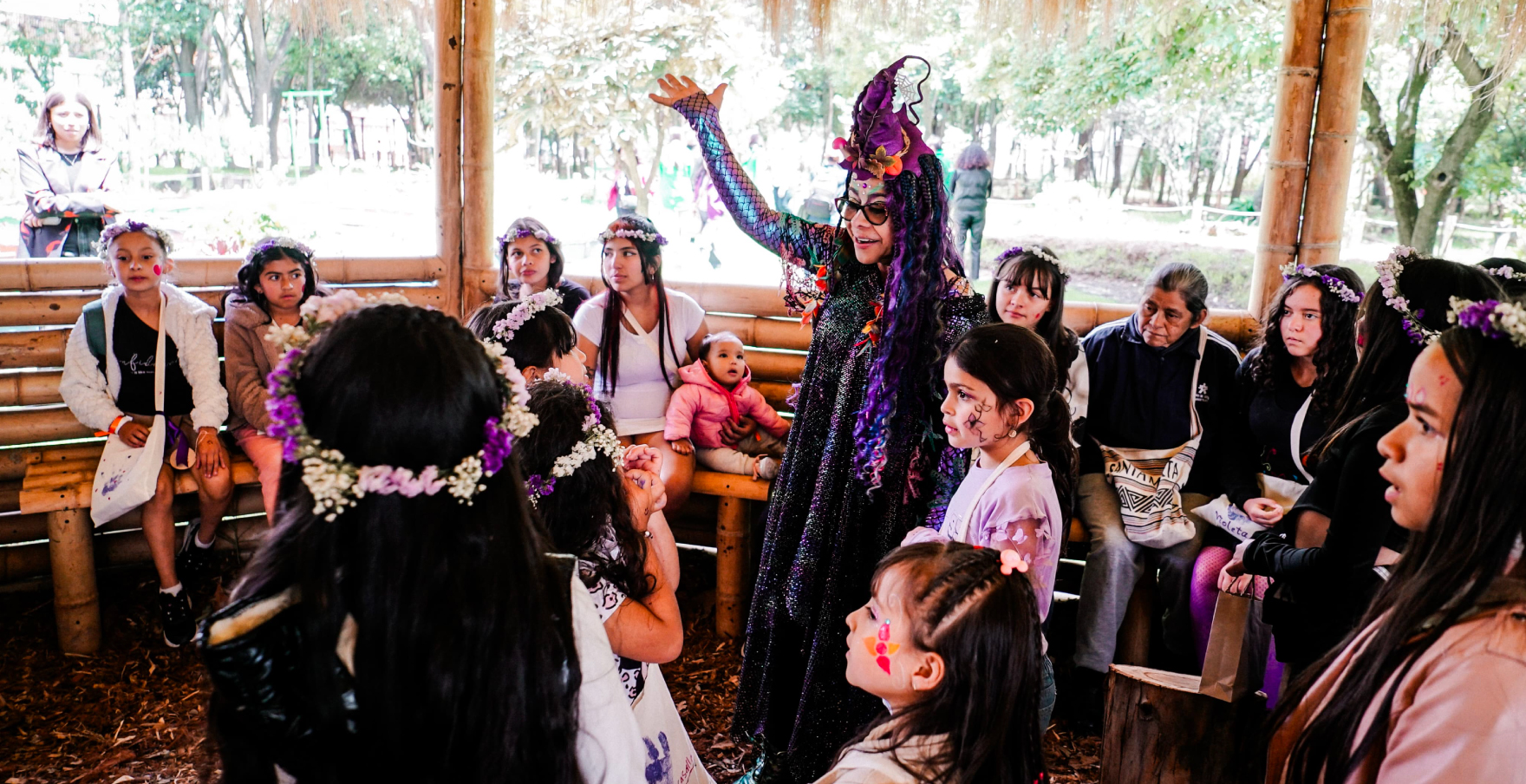 Grupo de teatro de niñas