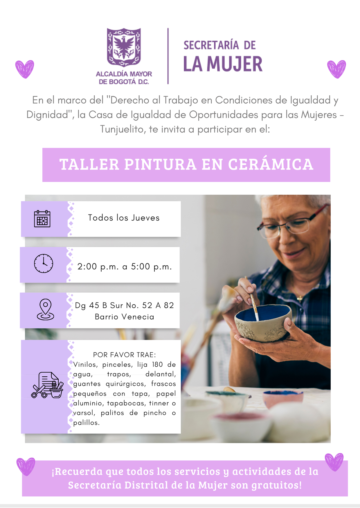 Taller Pintura en Cerámica