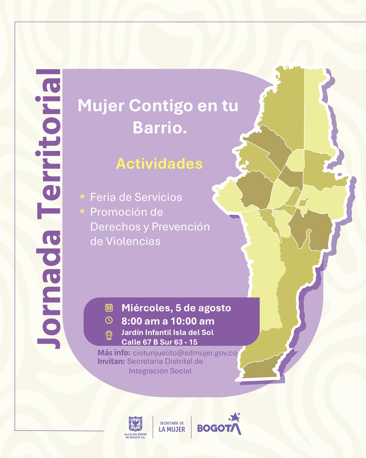 Jornada Territorial: Mujer Contigo en tu Barrio