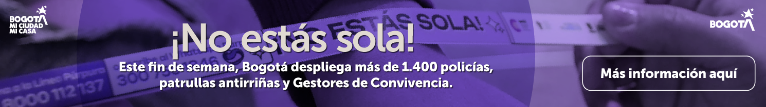 Bogotá desplegará más de 1.400 policías, patrullas antirriñas y Gestores de Convivencia este fin de semana de Amor y Amistad