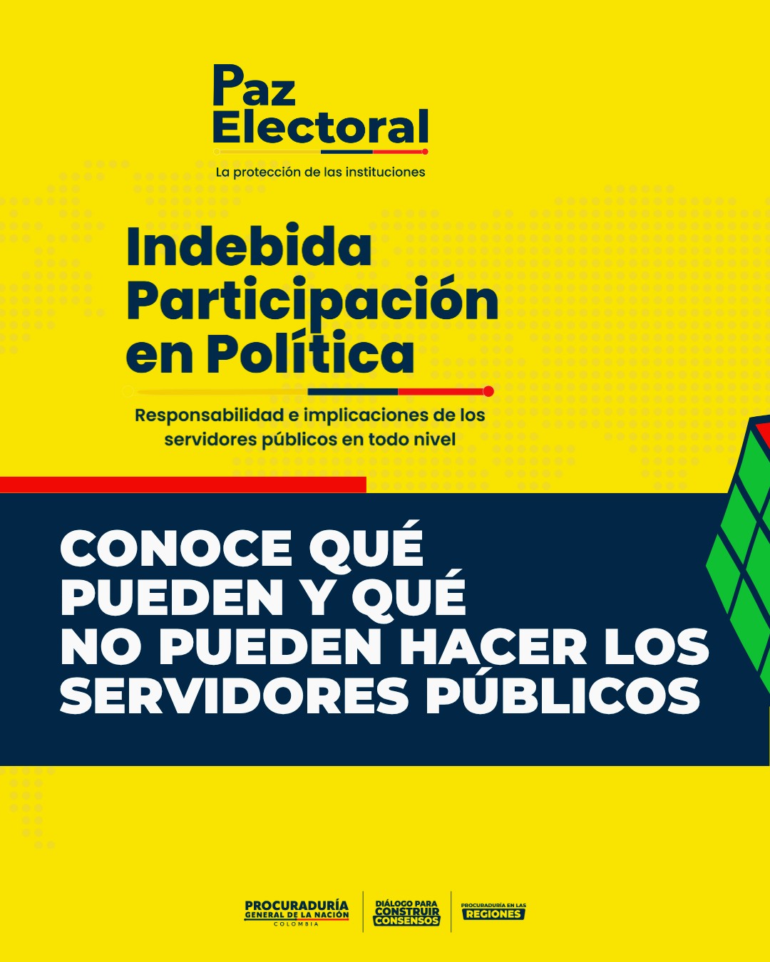 Conoce qué pueden y qué no pueden hacer los servidores públicos