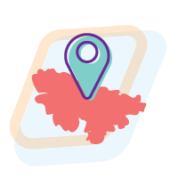 Icono de mapa de Bogotá
