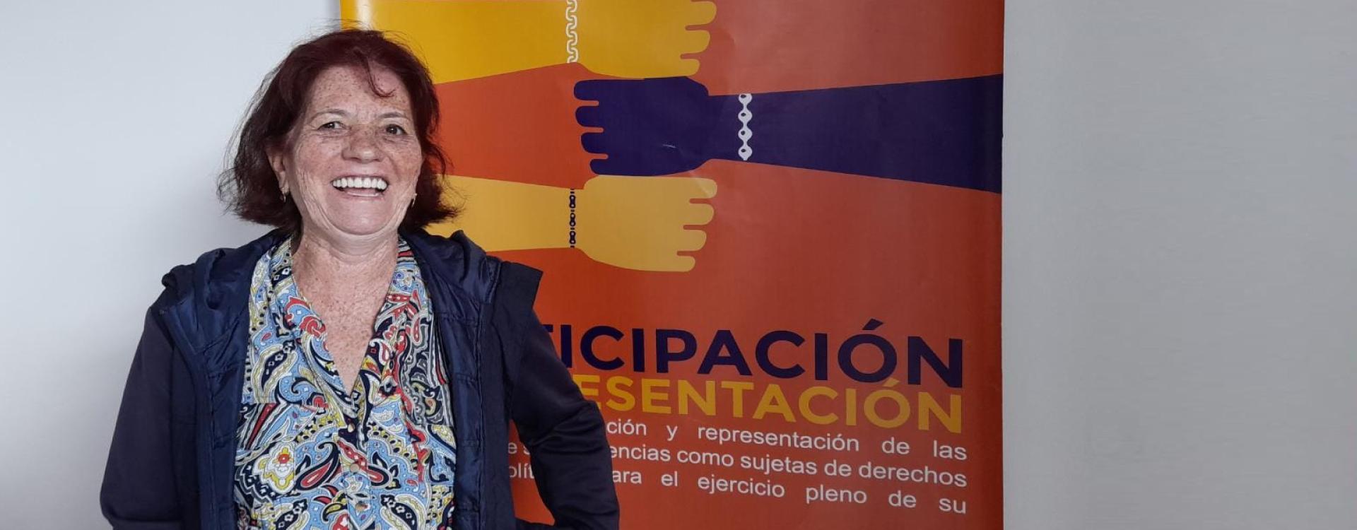 Ofelia Mora, beneficiaria de la CIOM de Rafael Uribe Uribe