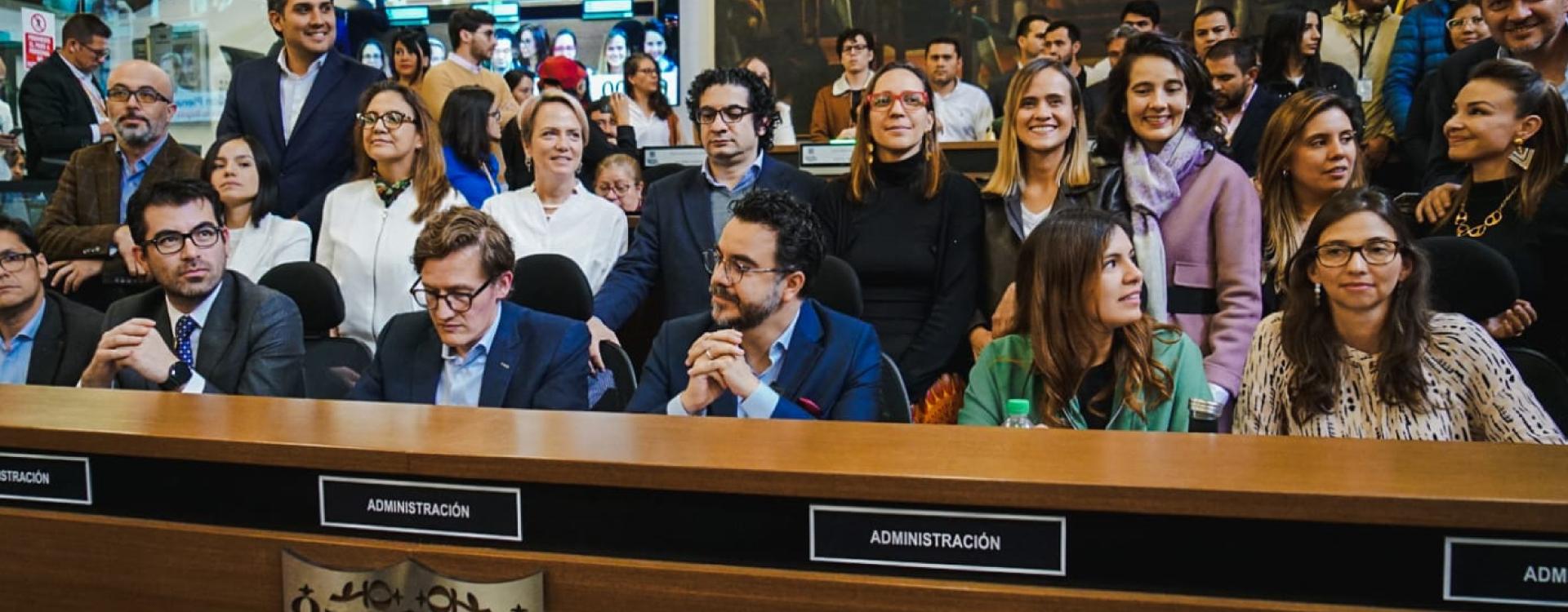 Secretarios del distrito en concejo de Bogotá