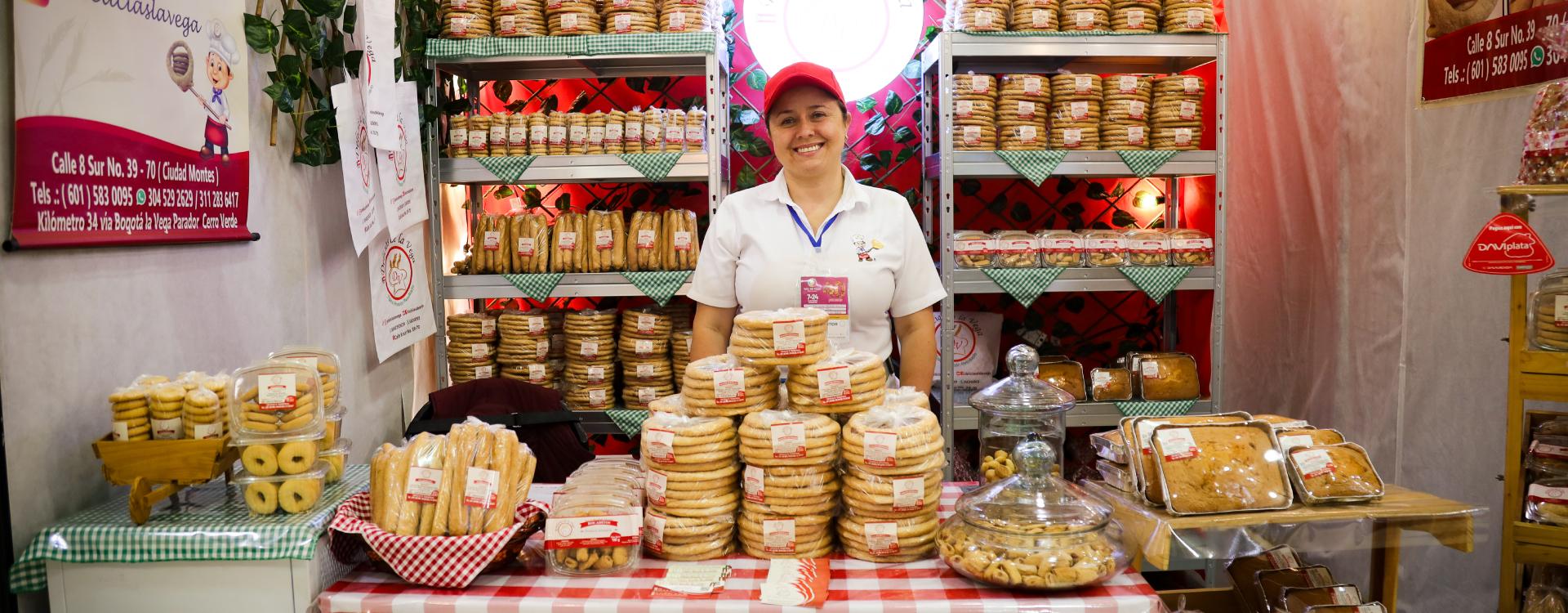 Mujer emprendedora en su negocio