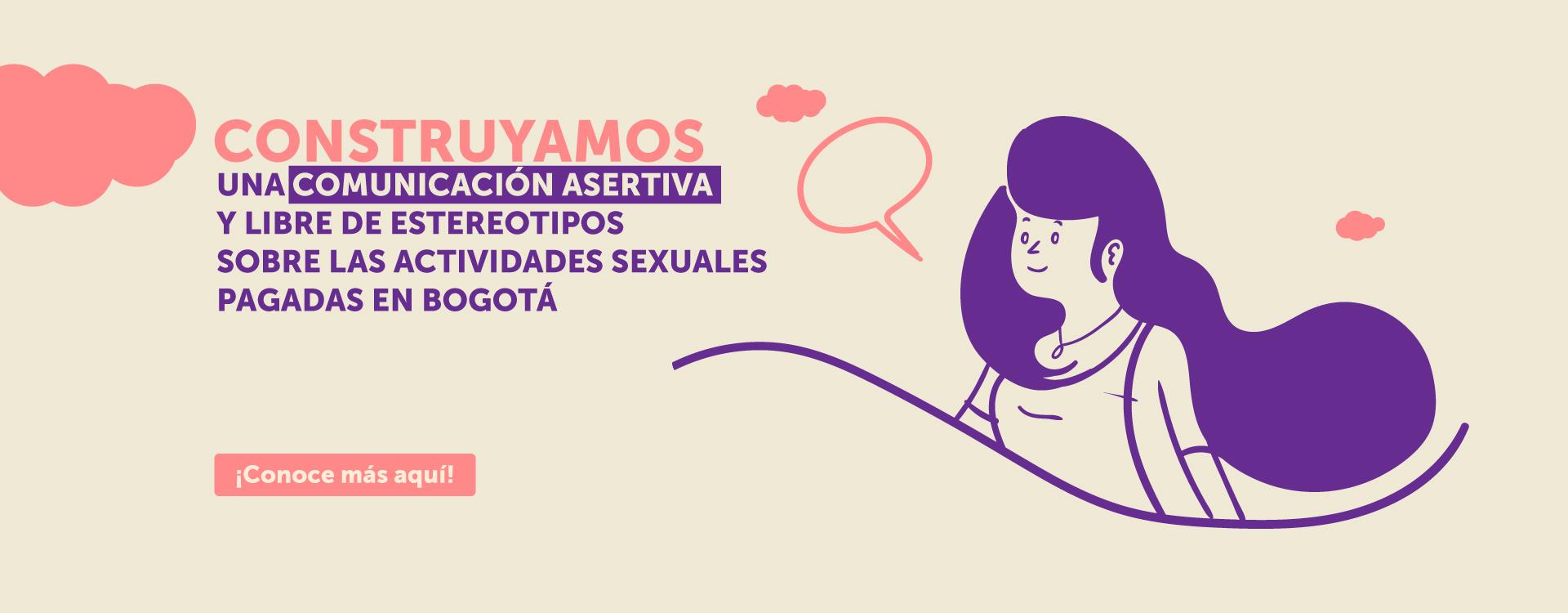 Imagen carrusel - Manual con recomendaciones para una comunicación asertiva y libre de estereotipos sobre  las Actividades Sexuales Pagadas en Bogotá