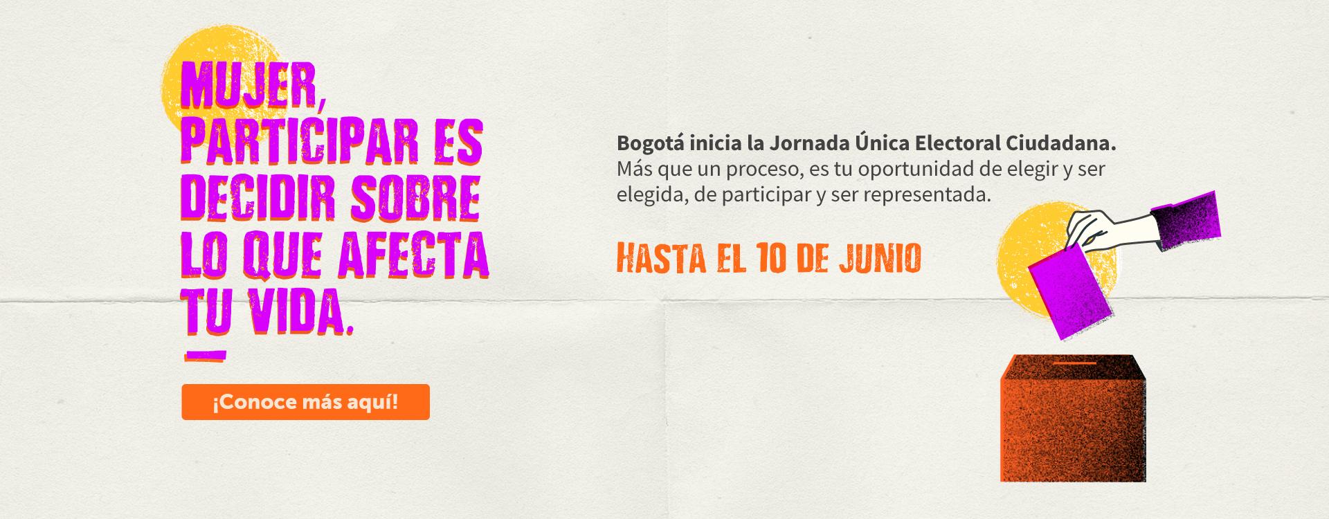 Imagen carrusel - Jornada Única Electoral Ciudadana