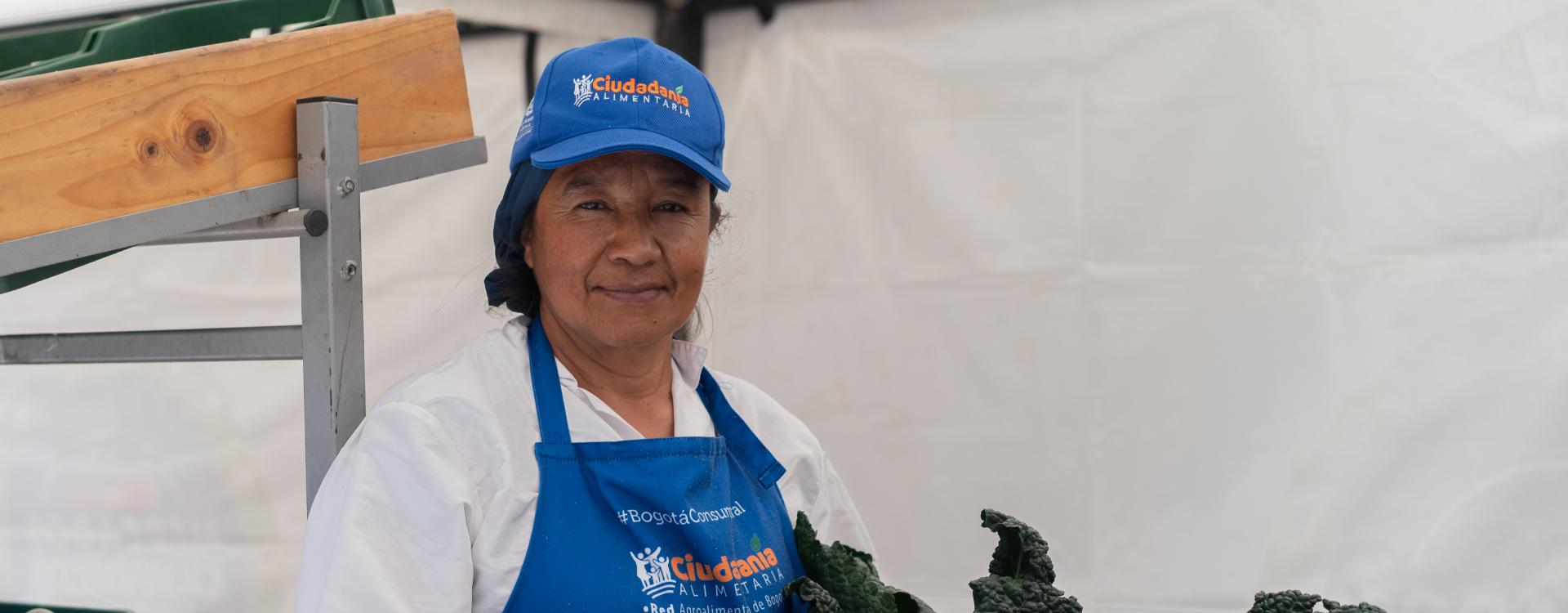 Mujer campesina de Bogotá