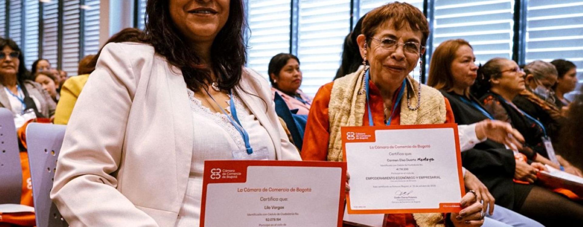 La alianza entre la CCB con la SDMujer ya suma tres años y miles de mujeres emprendedoras cualificadas a través de la misma. 