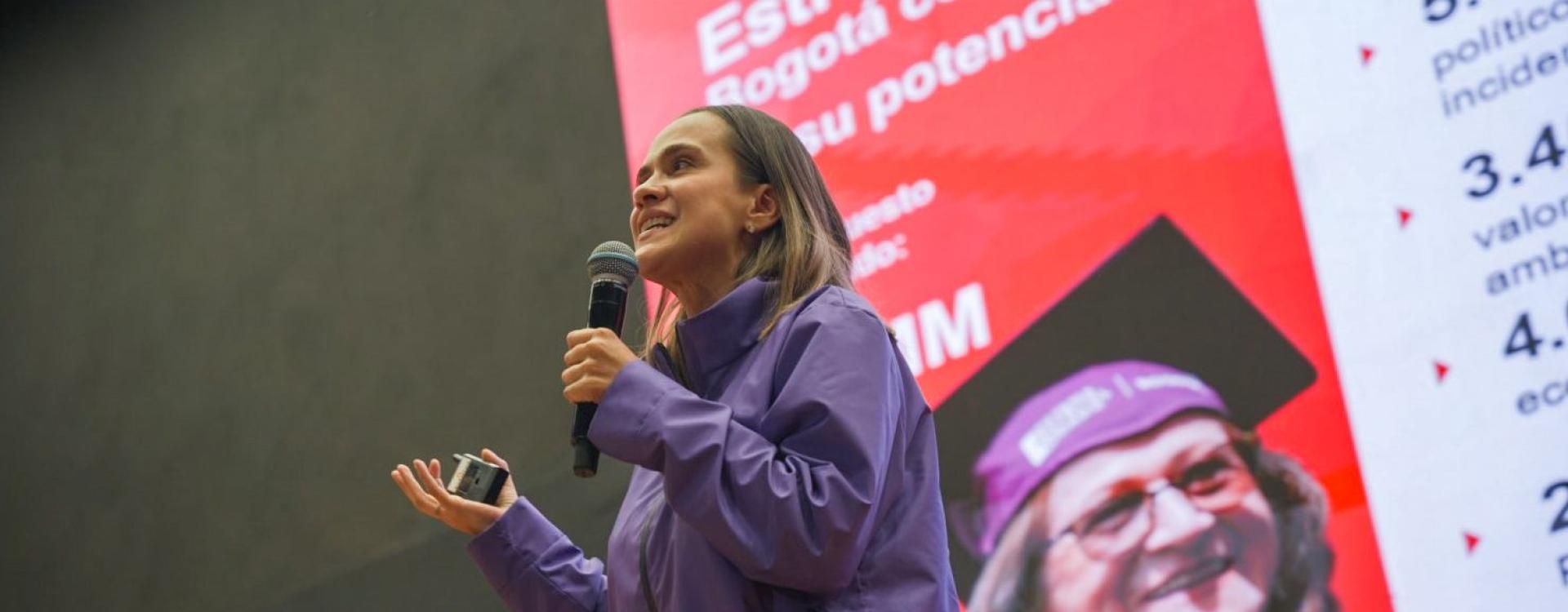 La Secretaria Distrital de la Mujer, Laura Tami Leal, rinde cuentas a la ciudadanía sobre los avances del sector mujer en el 2025.