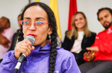 Mujer en Bogotá