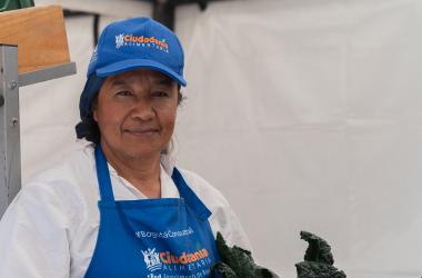 Mujer campesina de Bogotá