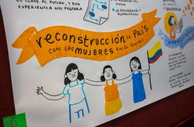 Mujeres firmantes de paz