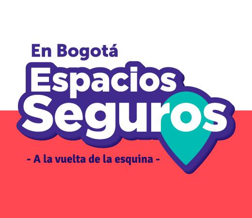 Logo de la estrategia Bogotá Espacios Seguros