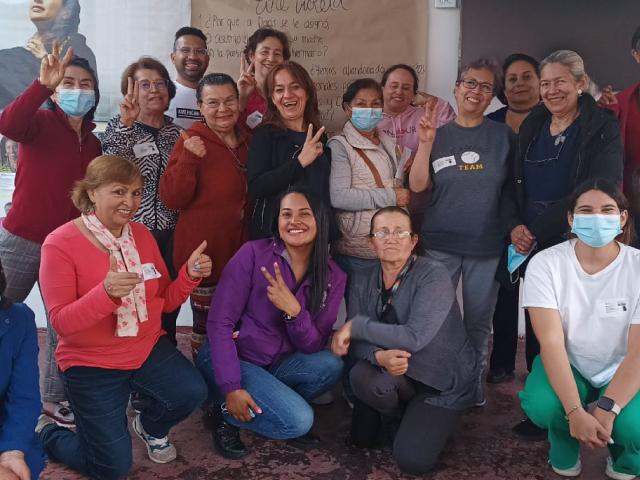 Mujeres en talleres de información y sensibilización “Soy Derechos, Soy Mujer”