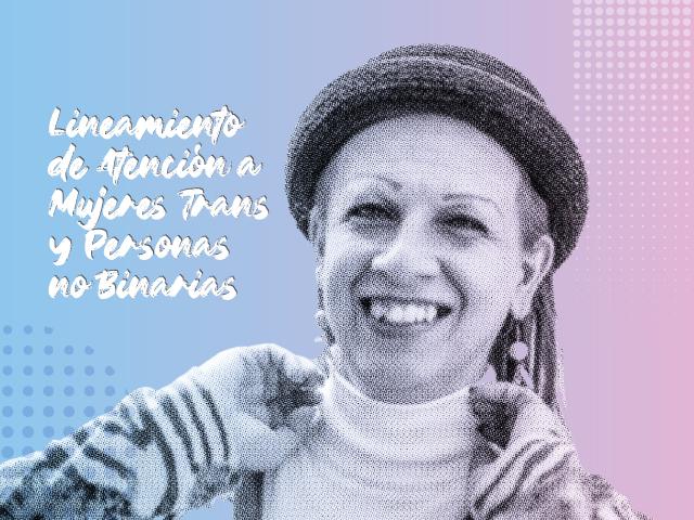 Mujer de comunidad LGTB en portada de documento