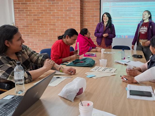  ciudadanas en la elaboración y presentación de propuestas con enfoques de derechos, género y diferencial