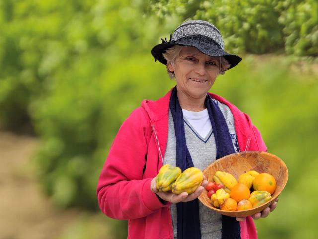 Mujer campesina de la zona rural de Sumapaz