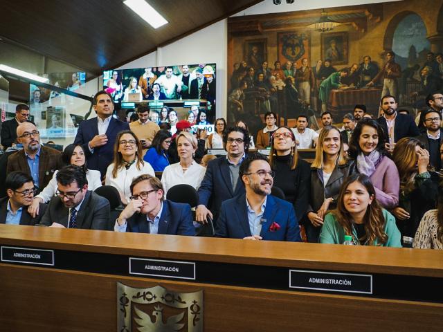 Secretarios del distrito en concejo de Bogotá