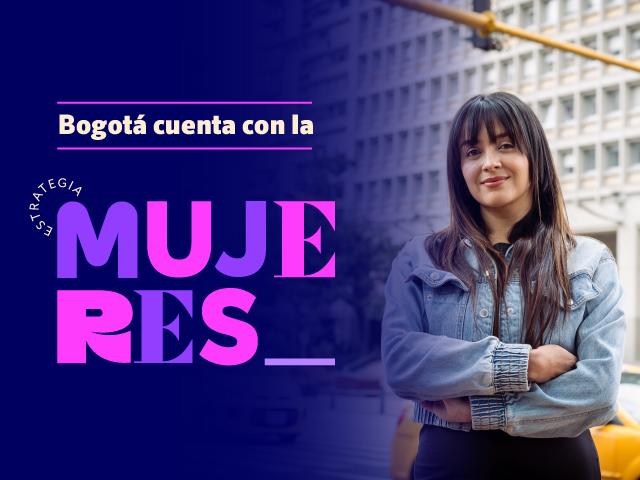 Mujer integrante de estrategia mujeres