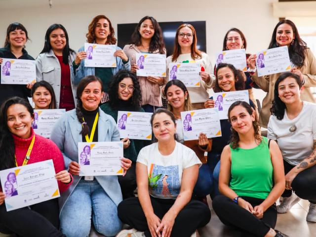 Mujeres en capacitación