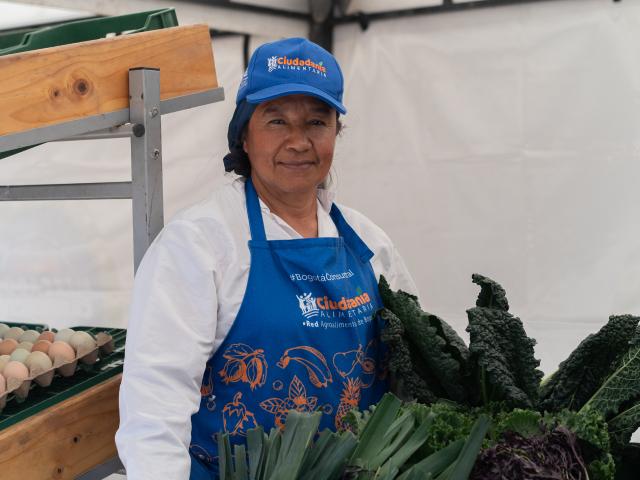 Mujer campesina de Bogotá