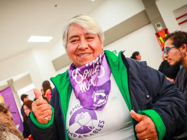 Mujer en Bogotá